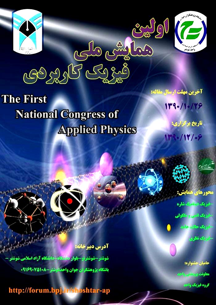 پوستر همایش ملی فیزیک کاربردی