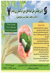 پوستر همایش ملی ایده های نوین در کشاورزی پایدار (با تأکید بر حفاظت از محیط زیست و منابع طبیعی)