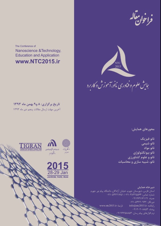 پوستر همایش علوم و فناوری نانو آموزش و کاربرد
