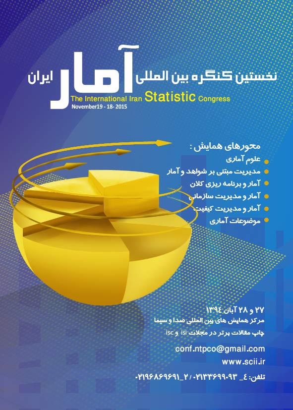 پوستر همایش بین المللی آمار ایران