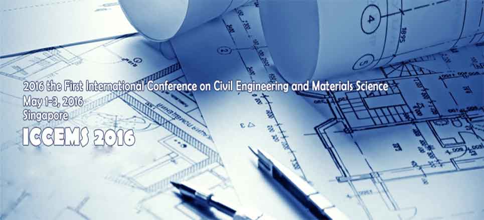 پوستر اولین کنفرانس بین المللی مهندسی عمران و مواد -سنگاپور