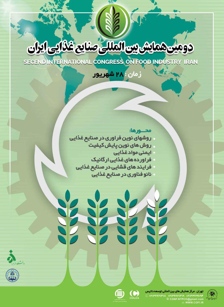 پوستر دومین همایش بین المللی صنایع غذایی ایران