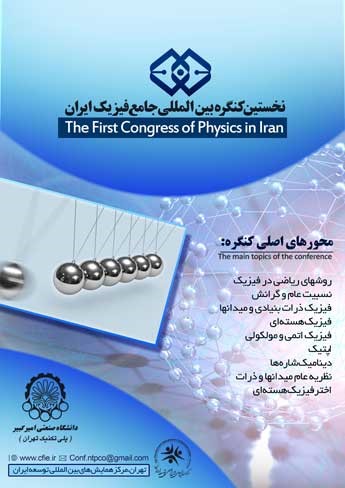 پوستر نخستین کنگره جامع بین المللی فیزیک ایران
