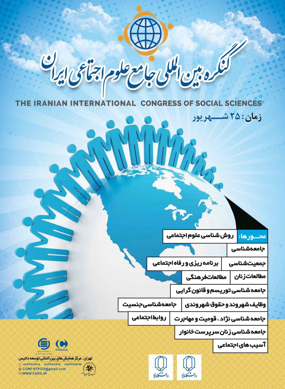 پوستر نخستین همایش بین المللی علوم اجتماعی ایران