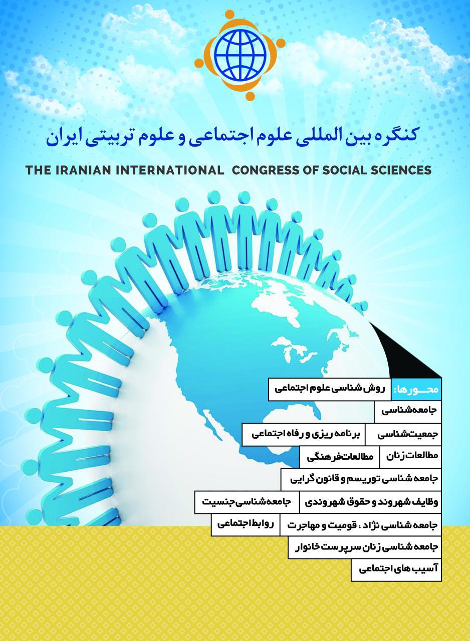 پوستر نخستین کنگره جامع بین المللی علوم اجتماعی و علوم تربیتی