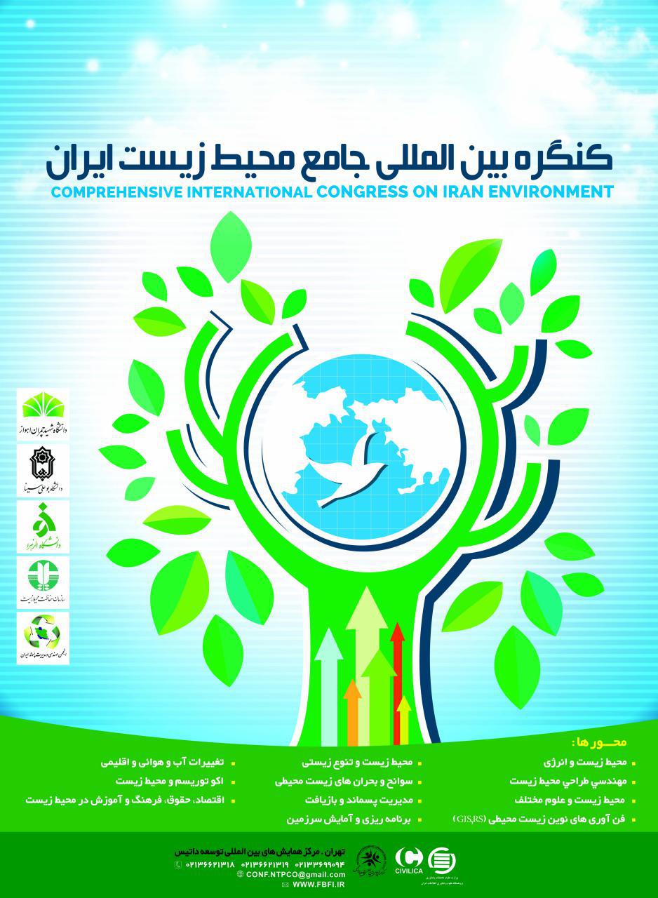 پوستر سومین کنگره جامع بین المللی محیط زیست ایران