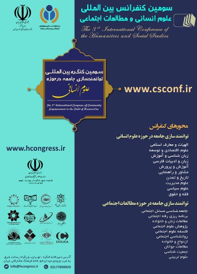 پوستر سومین کنفرانس بین المللی علوم انسانی و مطالعات اجتماعی