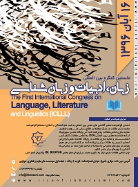 پوستر نخستین کنگره بین المللی زبان، ادبیات و زبان شناسی