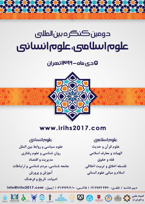 پوستر دومین کنگره بین المللی علوم اسلامی، علوم انسانی