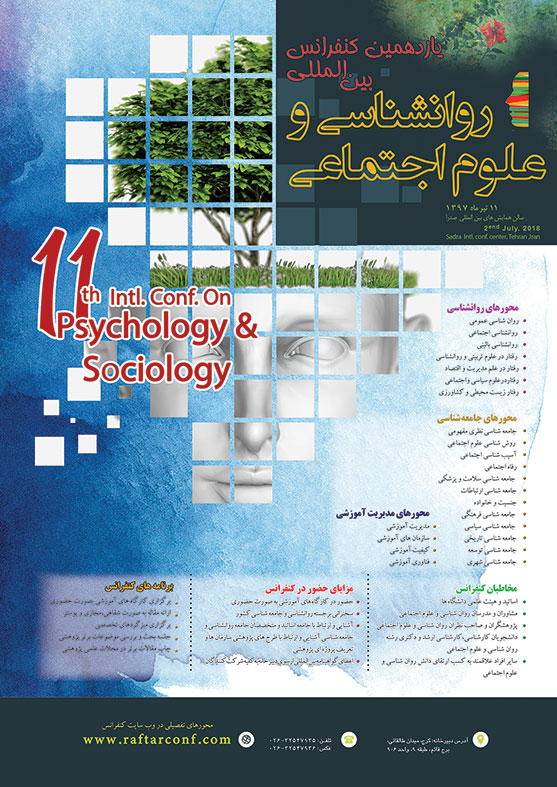 پوستر یازدهمین کنفرانس روانشناسی و علوم اجتماعی