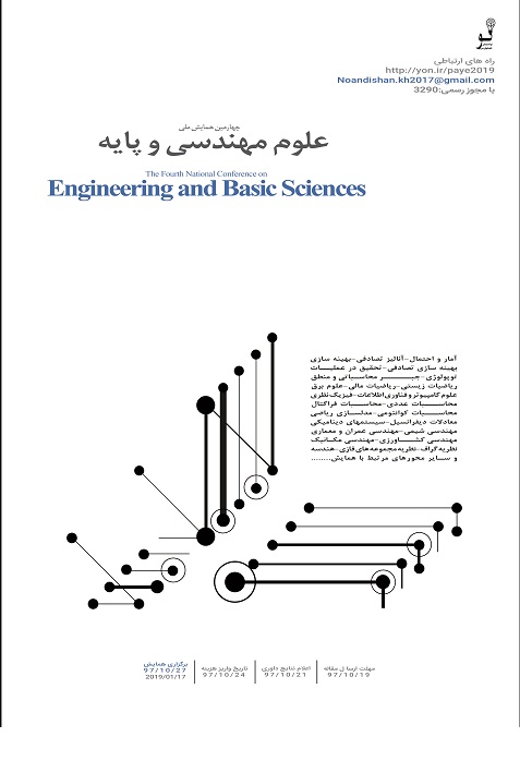پوستر چهارمین همایش ملی علوم مهندسی و پایه
