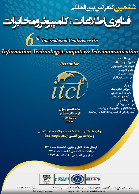 پوستر ششمین کنفرانس بین المللی فناوری اطلاعات ، کامپیوتر و مخابرات