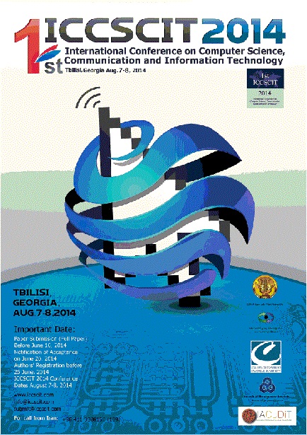 پوستر اولین کنفرانس بین المللی علوم کامپیوتر، ارتباطات و فناوری اطلاعات