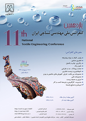 پوستر یازدهمین کنفرانس ملی مهندسی نساجی ایران